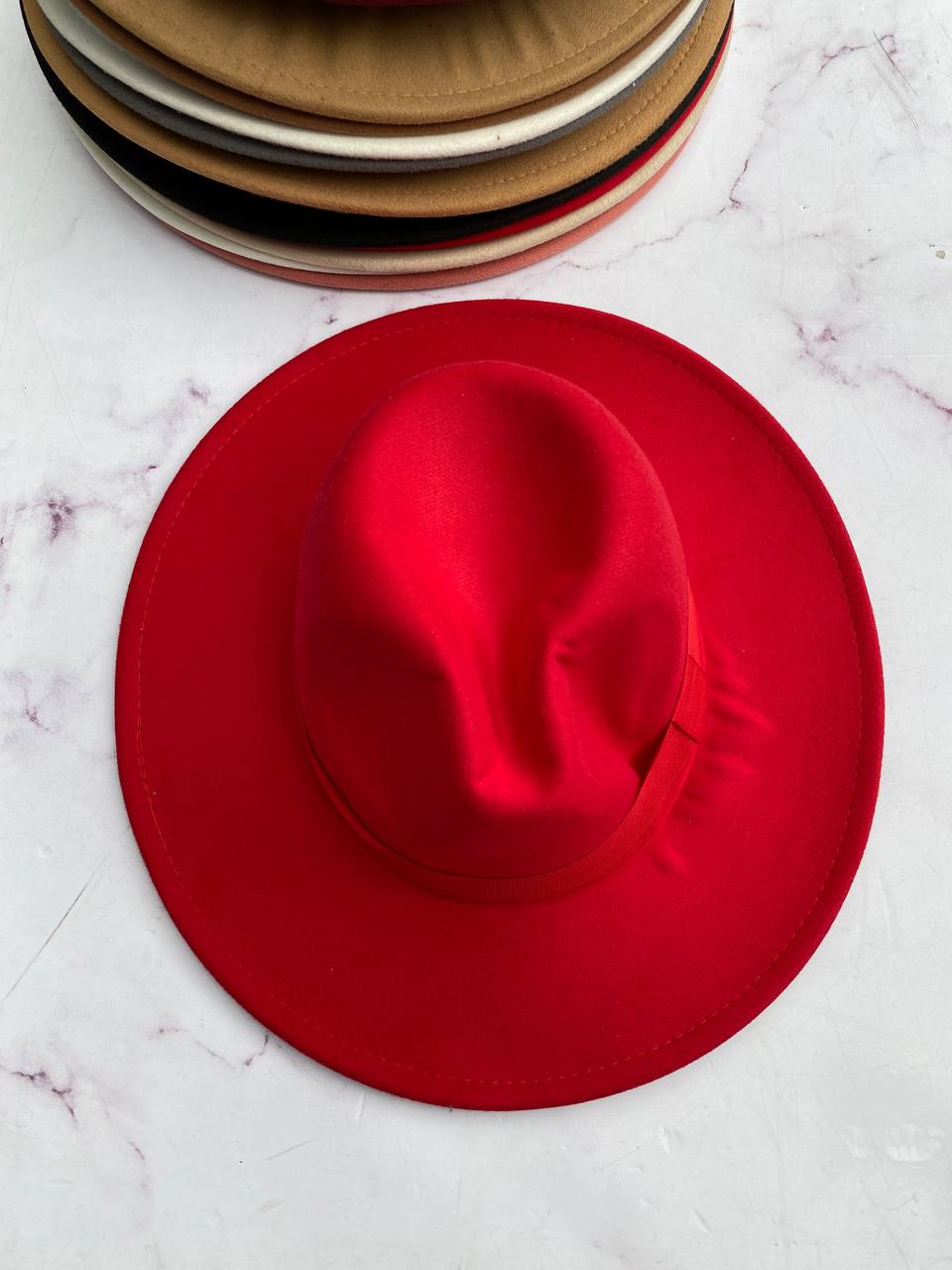 Rumpled Colored Fedora Hat