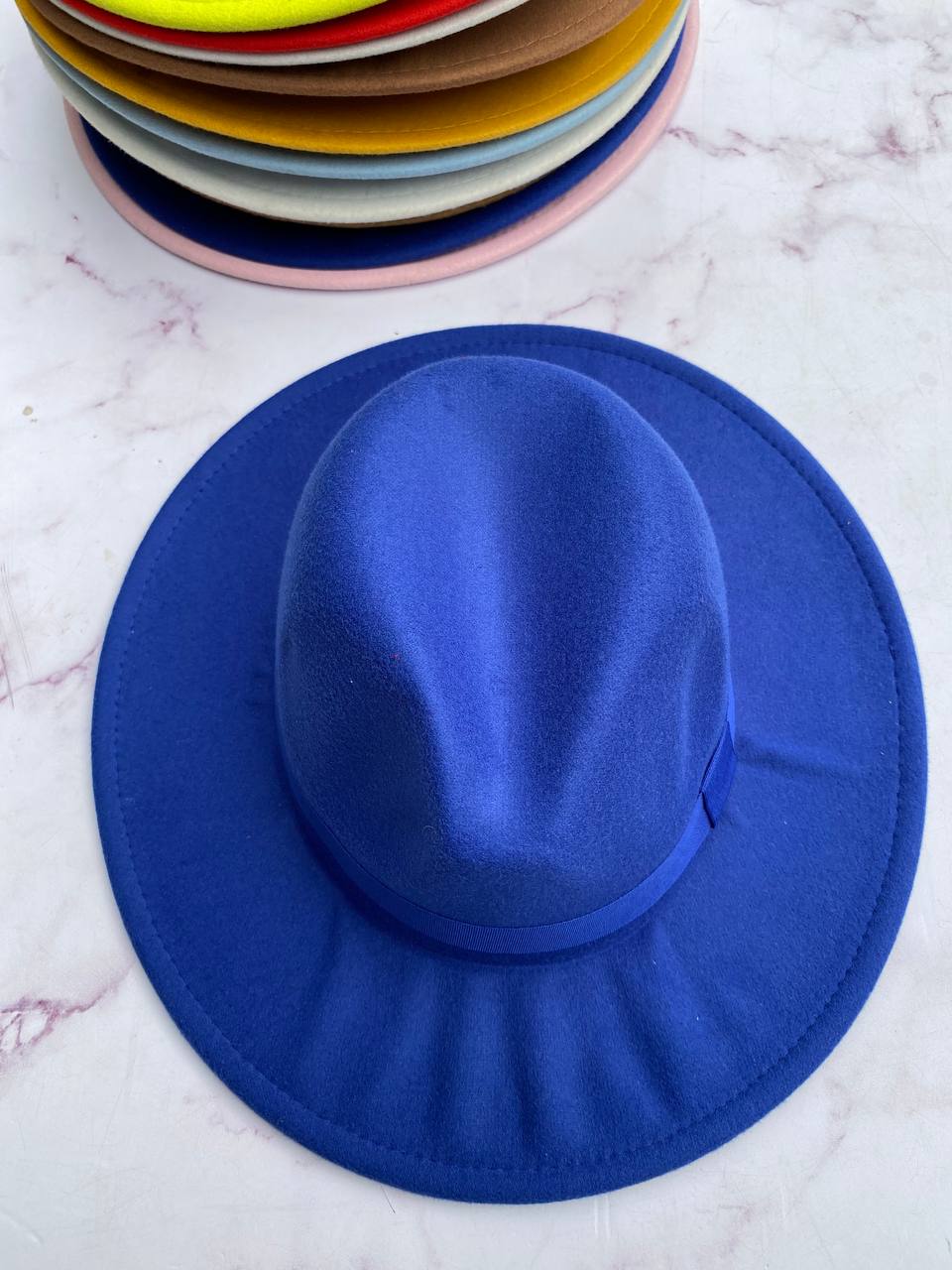 Rumpled Colored Fedora Hat